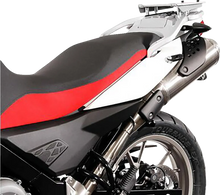 Load image into Gallery viewer, SW-MOTECH TRAX ADV Aluminum Case System - Black - BMW F 650 GS '99-'12 KFT.07.094.70000/B - Back View