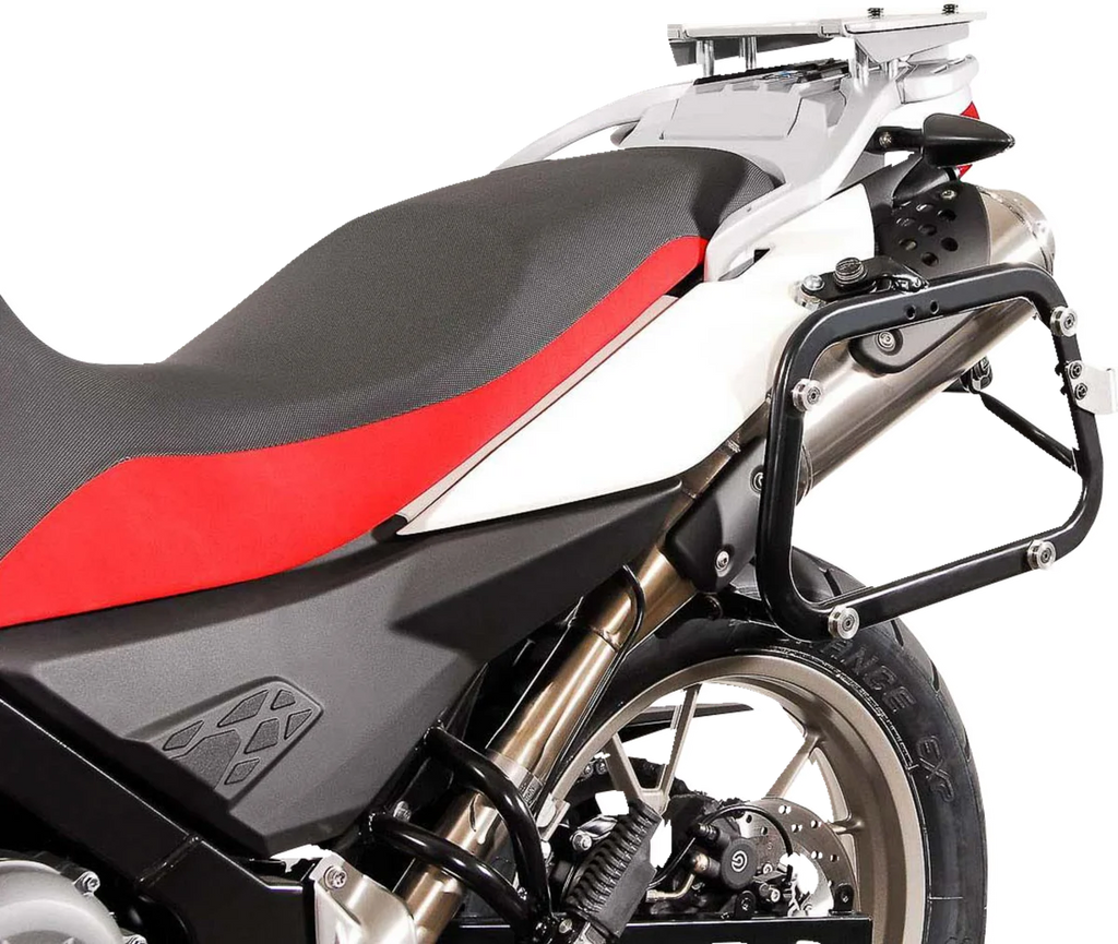 SW-MOTECH TRAX ADV Aluminum Case System - Black - BMW F 650 GS/G 650 GS '99-'15 KFT.07.094.70100/B - Side View
