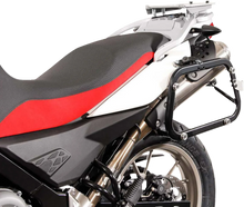 Load image into Gallery viewer, SW-MOTECH TRAX ADV Aluminum Case System - Black - BMW F 650 GS/G 650 GS '99-'15 KFT.07.094.70100/B - Side View