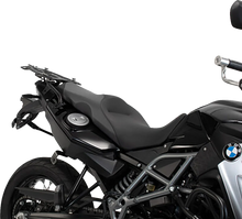 Load image into Gallery viewer, SW-MOTECH TRAX ADV Aluminum Case System - Black - BMW F 650/700/800 GS '08-'18 KFT.07.559.70001/B - Back View