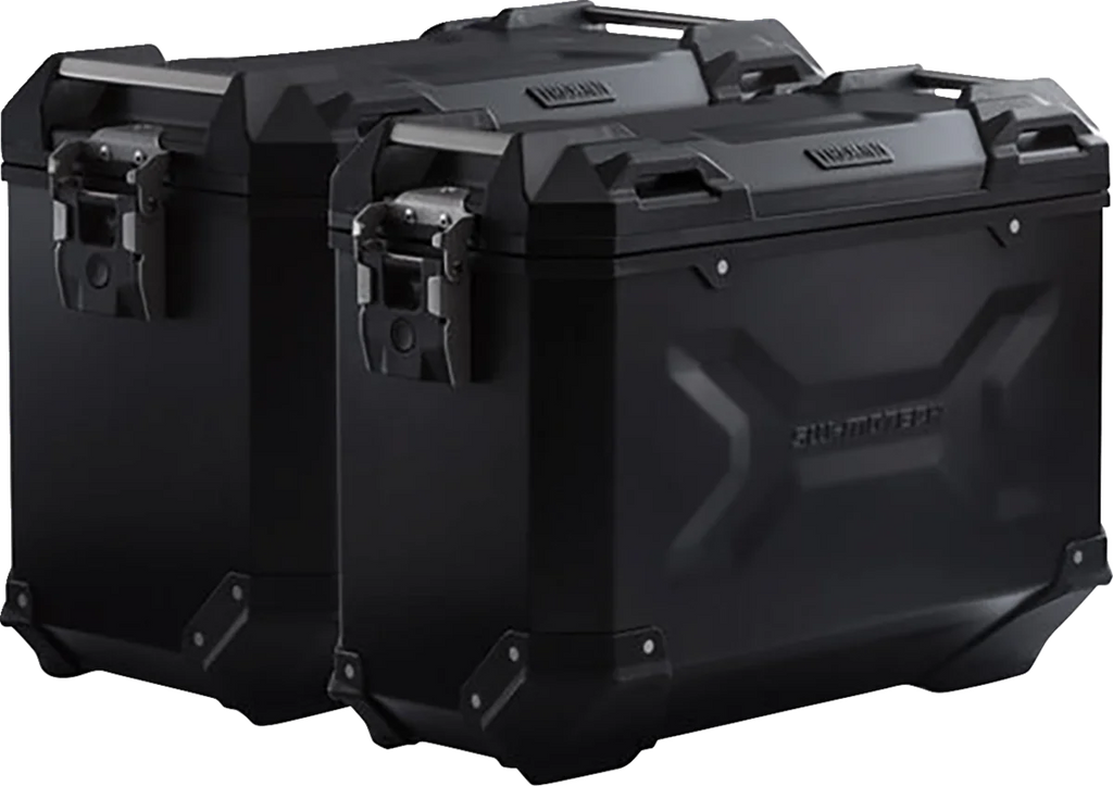 SW-MOTECH TRAX ADV Aluminum Case System - Black - BMW F 750/800/850/900 GS '18-'24 KFT.07.897.70000/B - Main Product View