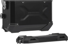 Load image into Gallery viewer, SW-MOTECH TRAX ADV Aluminum Case System - Black - BMW F 750/800/850/900 GS '18-'24 KFT.07.897.70000/B - Side View