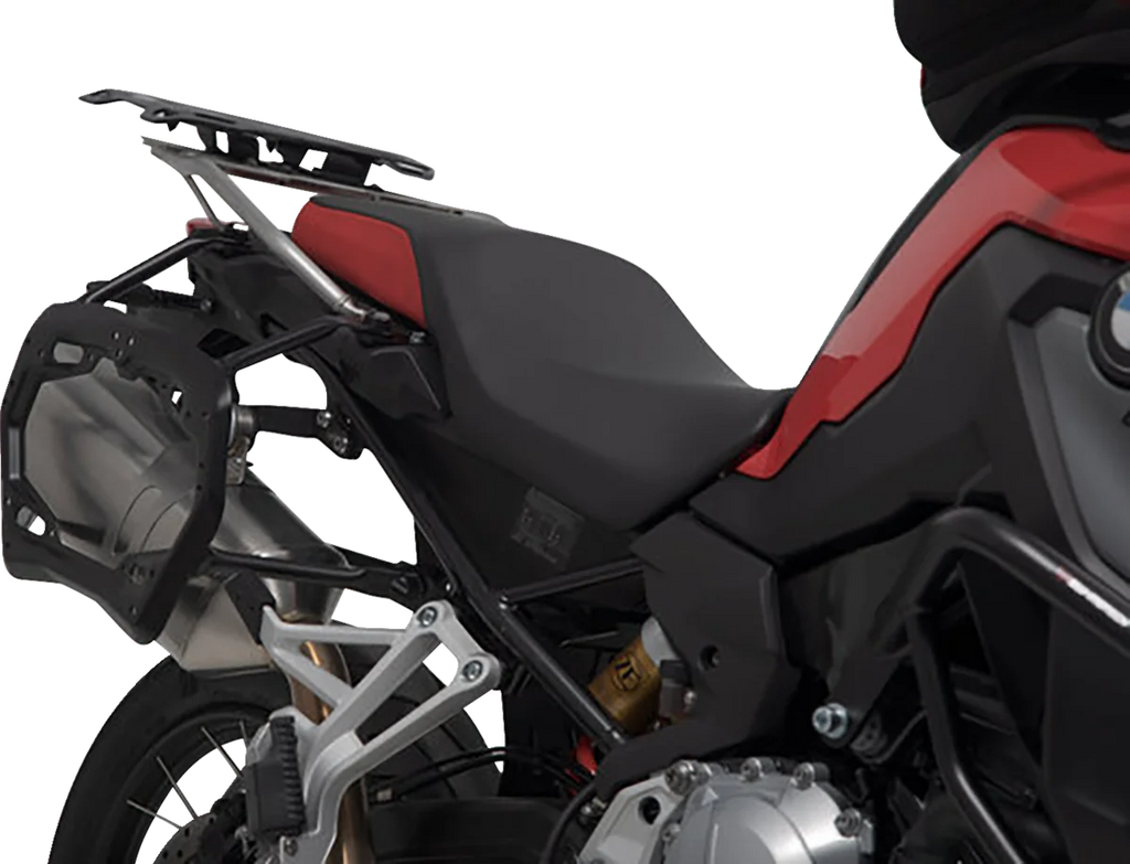 SW-MOTECH TRAX ADV Aluminum Case System - Black - BMW F 750/800/850/900 GS '18-'24 KFT.07.897.70000/B - Installation View