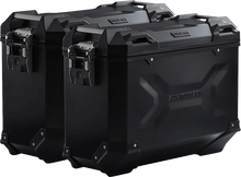 Load image into Gallery viewer, SW-MOTECH TRAX ADV Aluminum Case System - Black - BMW F 900 '20-'24 KFT.07.949.70000/B - Back View
