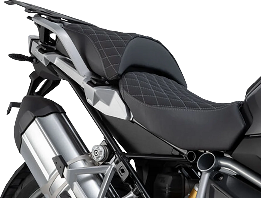 SW-MOTECH TRAX ADV Aluminum Case System - Black - BMW R 1200/1250 GS '12-'24 KFT.07.664.70001/B - Side View