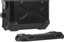 Load image into Gallery viewer, SW-MOTECH TRAX ADV Aluminum Case System - Black - BMW R 1200/1250 R '14-'24 KFT.07.573.70000/B - Back View