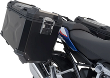 Load image into Gallery viewer, SW-MOTECH TRAX ADV Aluminum Case System - Black - BMW R 1200/1250 R '14-'24 KFT.07.573.70100/B - Side View