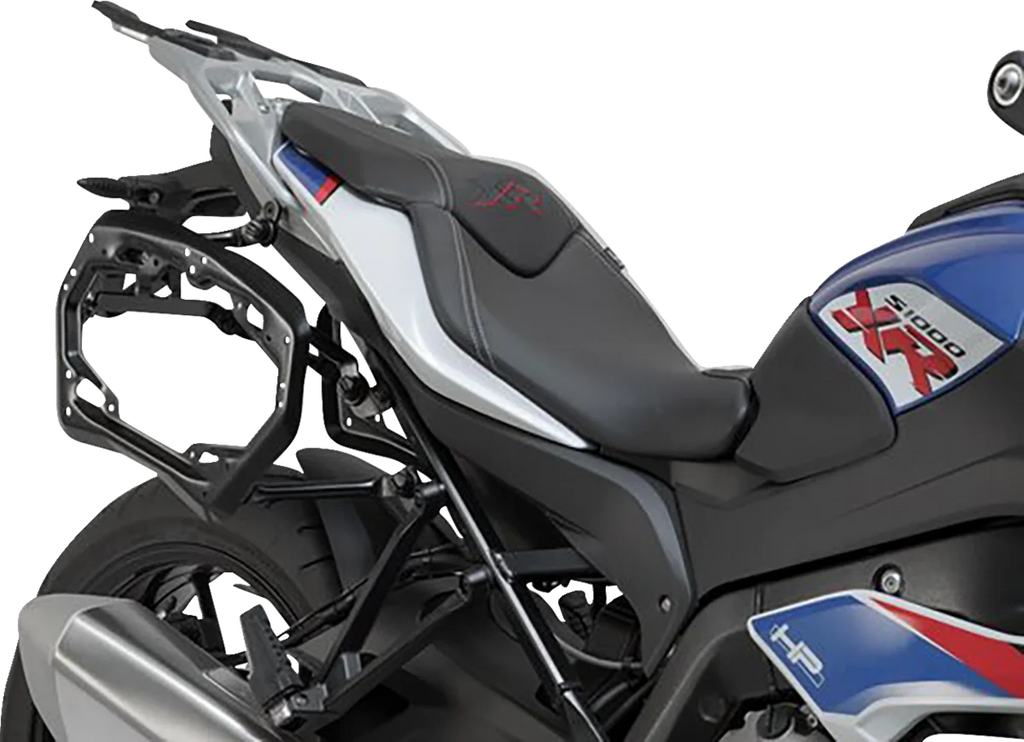 SW-MOTECH TRAX ADV Aluminum Case System - Black - BMW S 1000 XR '15-'19 KFT.07.592.70001/B - Installation View
