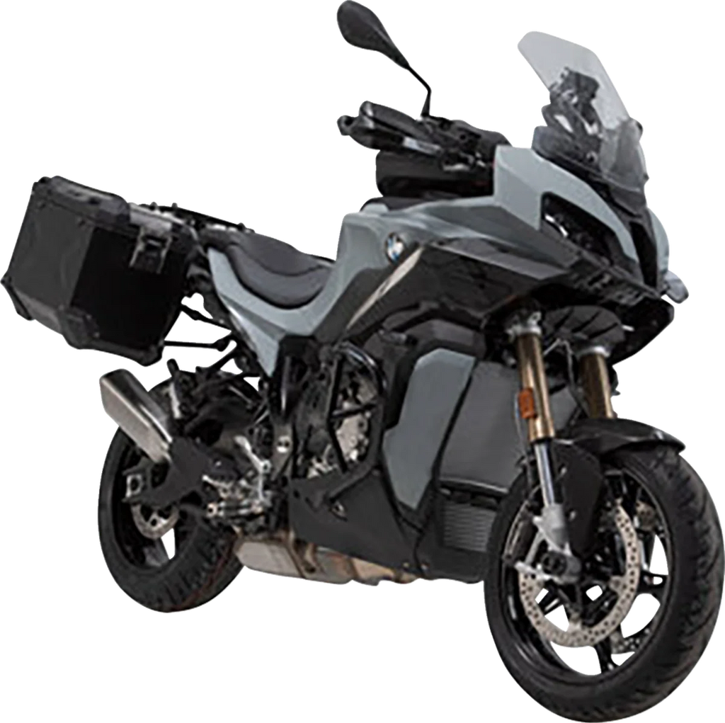 SW-MOTECH TRAX ADV Aluminum Case System - Black - BMW S 1000 XR '19-'24 KFT.07.954.70101/B - Main Product View