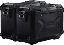 Load image into Gallery viewer, SW-MOTECH TRAX ADV Aluminum Case System - Black - BMW S 1000 XR '19-'24 KFT.07.954.70101/B - Back View