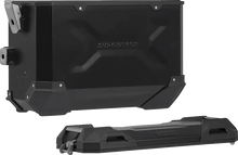 Load image into Gallery viewer, SW-MOTECH TRAX ADV Aluminum Case System - Black - Ducati Multistrada 950/1200/1260/V2 '15-'24 KFT.22.114.70002/B - Side View