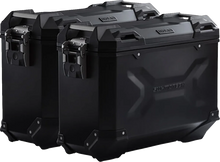 Load image into Gallery viewer, SW-MOTECH TRAX ADV Aluminum Case System - Black - Ducati Multistrada V4 '21-'24 KFT.22.822.70200/B - Side View