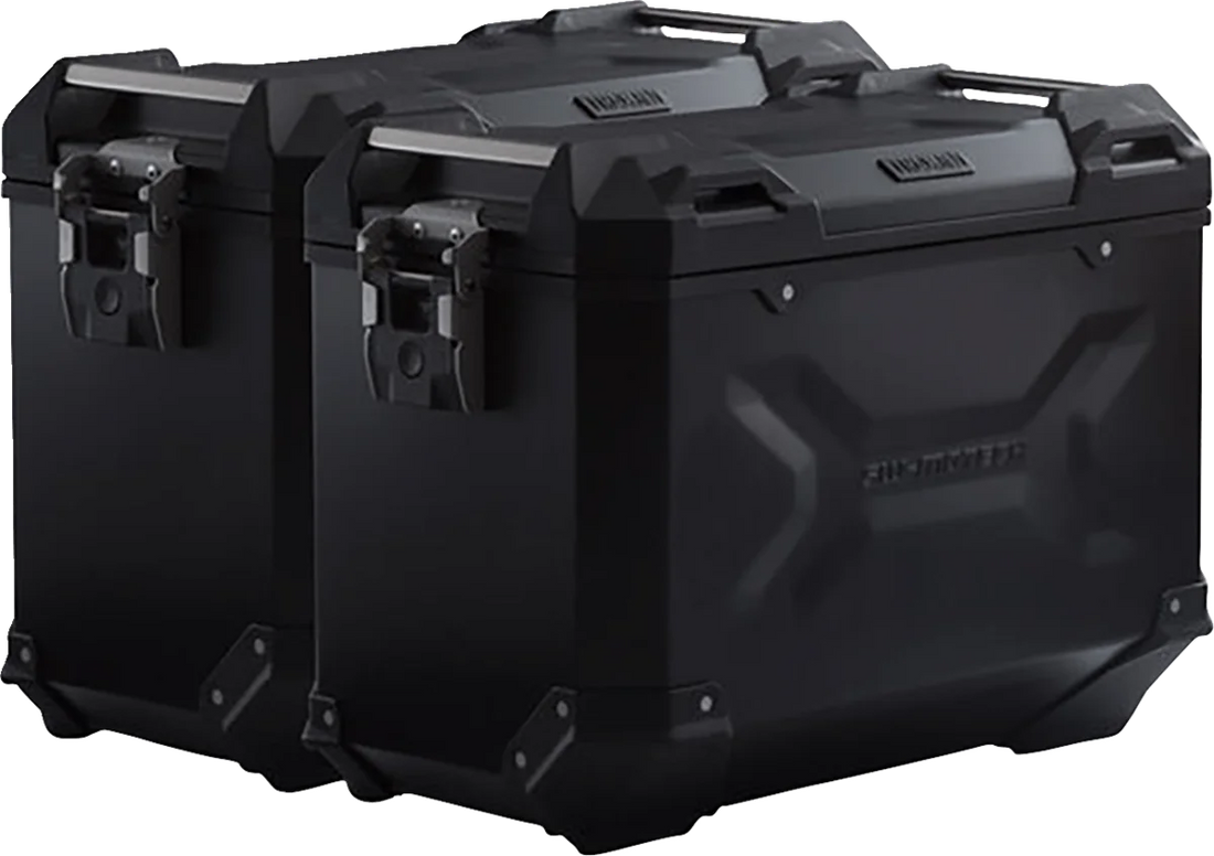 SW-MOTECH TRAX ADV Aluminum Case System - Black - Ducati Multistrada V4 '21-'24 KFT.22.822.70300/B - Additional View 5