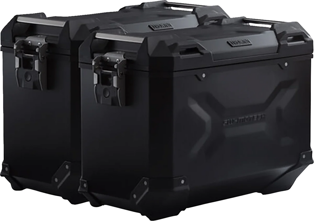 SW-MOTECH TRAX ADV Aluminum Case System - Black - Ducati Multistrada V4 '21-'24 KFT.22.822.70300/B - Additional View 5