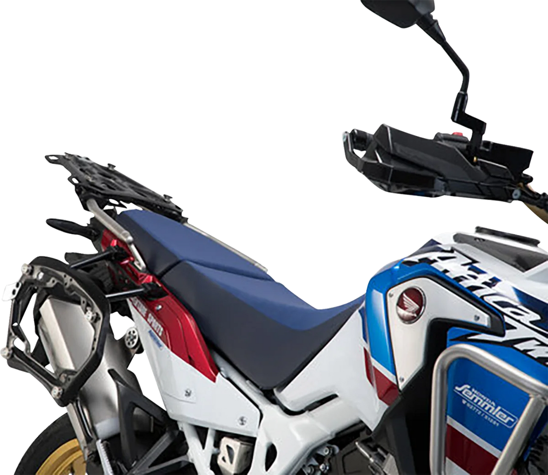 SW-MOTECH TRAX ADV Aluminum Case System - Black - Honda Africa Twin '19-'24 KFT.01.890.70000/B - Side View