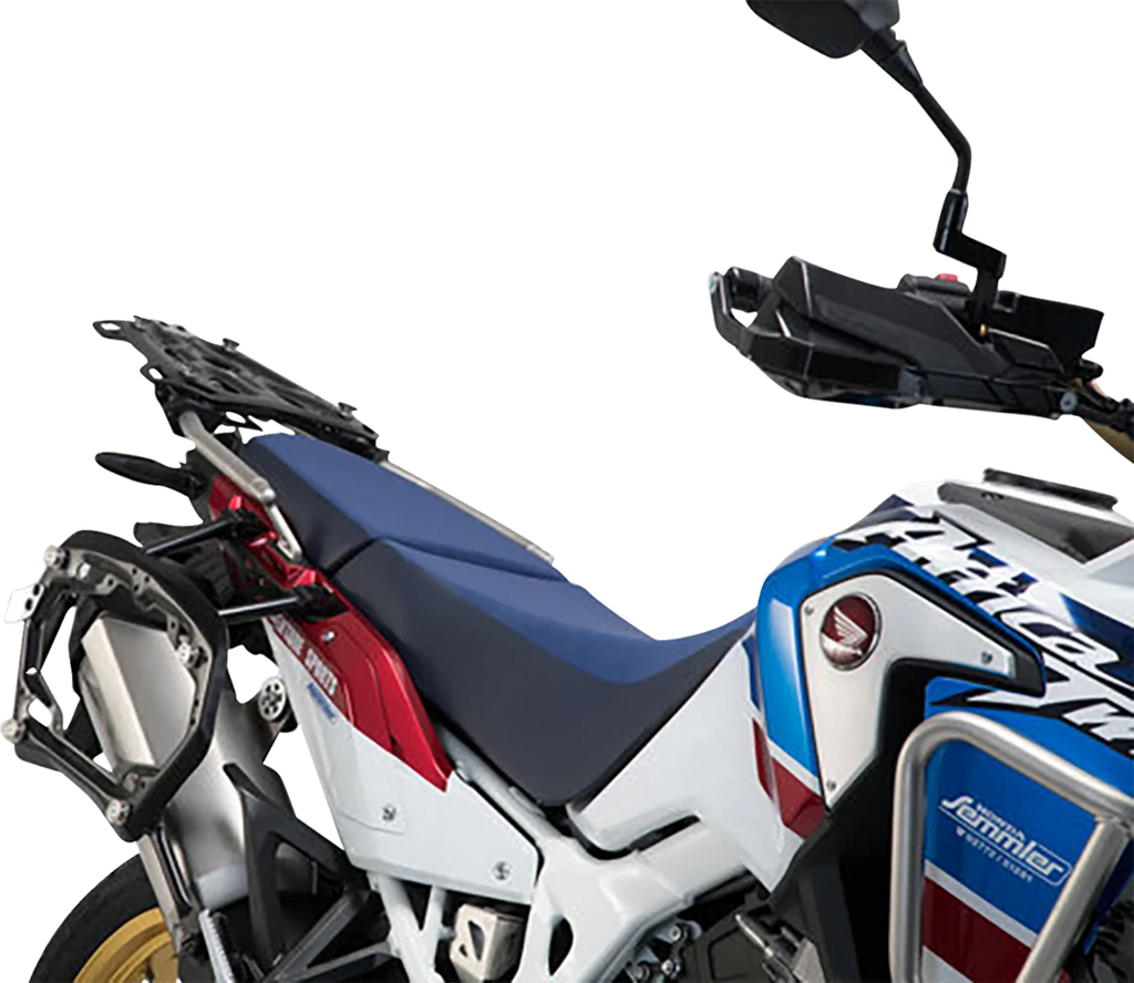 SW-MOTECH TRAX ADV Aluminum Case System - Black - Honda Africa Twin '19-'24 KFT.01.890.70000/B - Side View