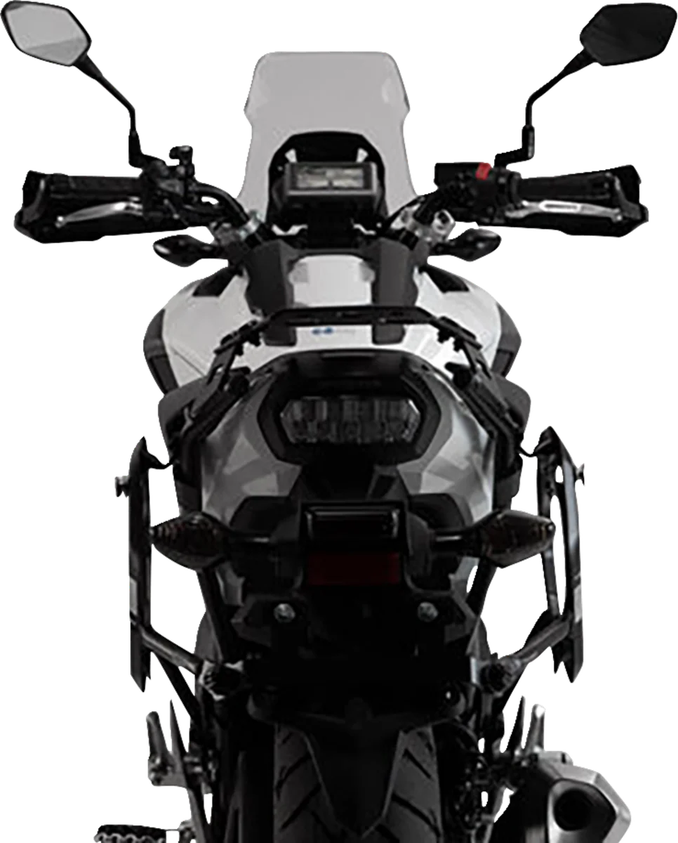 SW-MOTECH TRAX ADV Aluminum Case System - Black - Honda NC750 '16-'20 KFT.01.699.70001/B - Side View