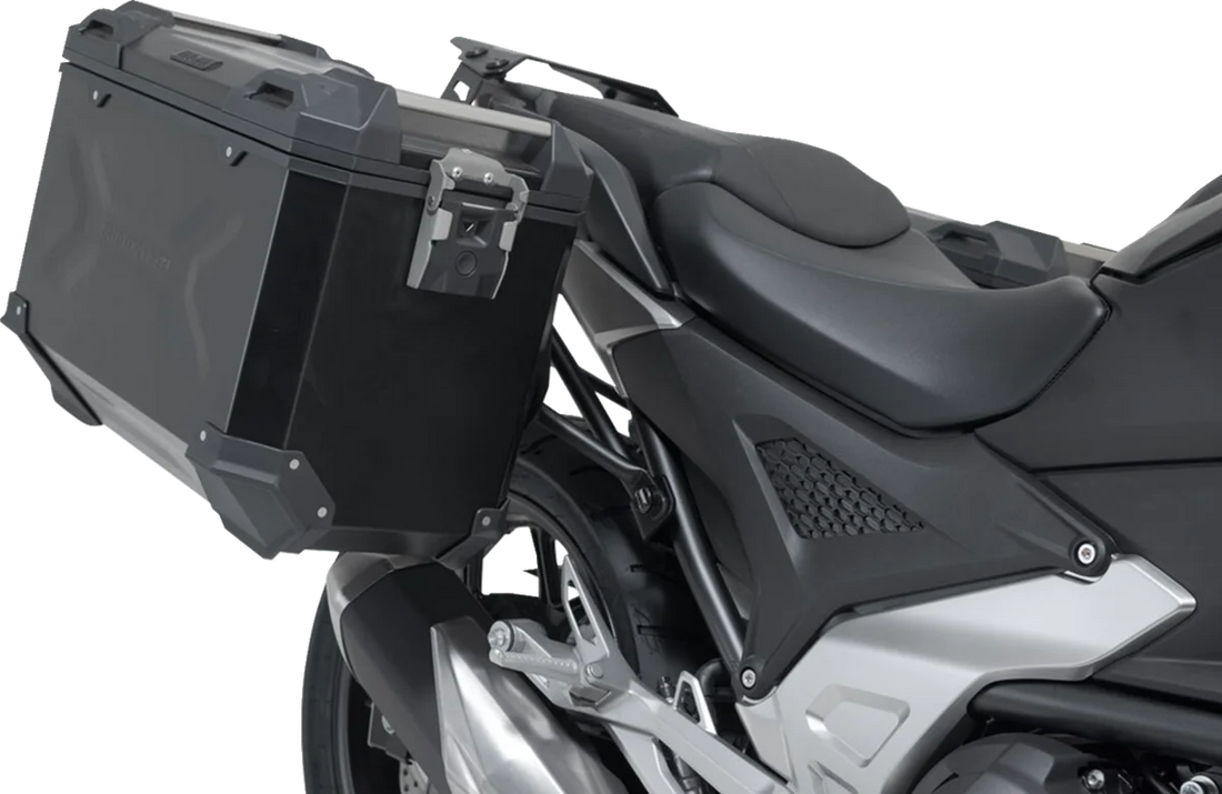 SW-MOTECH TRAX ADV Aluminum Case System - Black - Honda NC750 X '20-'24 KFT.01.841.70100/B - Additional View 5
