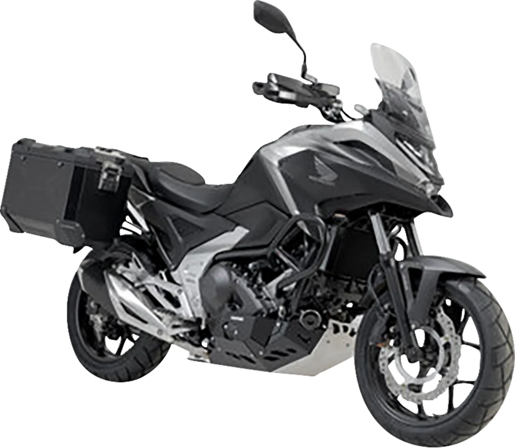 SW-MOTECH TRAX ADV Aluminum Case System - Black - Honda NC750X '20-'24 KFT.01.841.70000/B - Main Product View