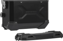 Load image into Gallery viewer, SW-MOTECH TRAX ADV Aluminum Case System - Black - Husqvarna Norden 901 '22-24 KFT.03.992.70000/B - Back View