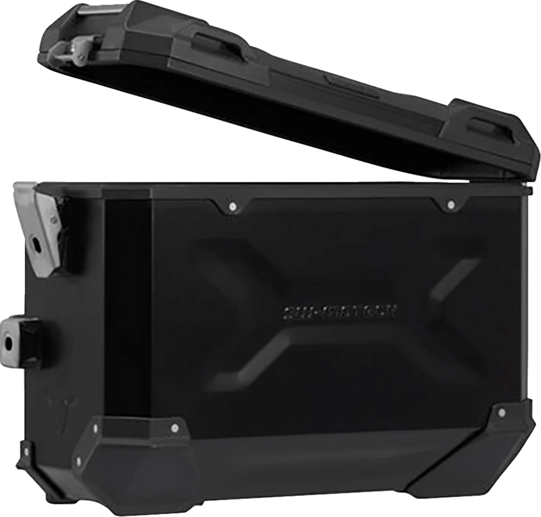SW-MOTECH TRAX ADV Aluminum Case System - Black - Husqvarna Norden 901 '22-24 KFT.03.992.70000/B - Installation View