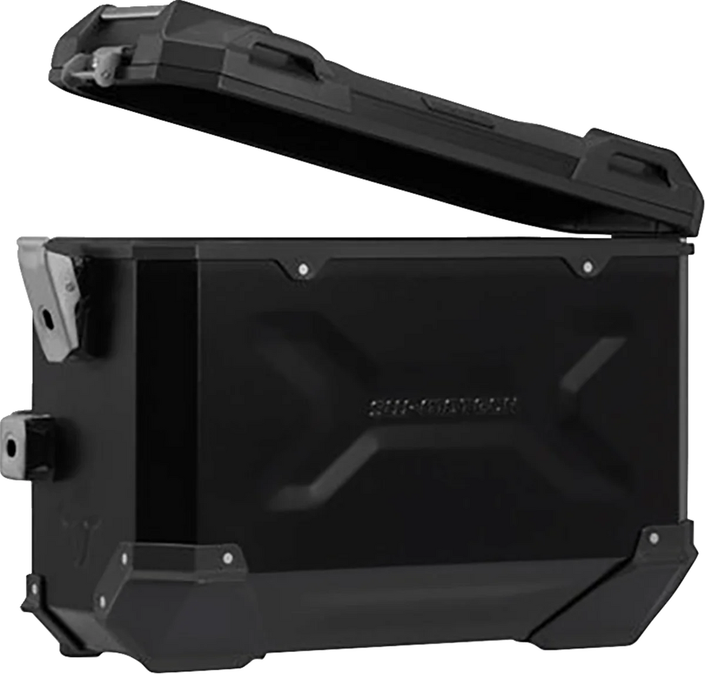 SW-MOTECH TRAX ADV Aluminum Case System - Black - Husqvarna Norden 901 '22-24 KFT.03.992.70000/B - Installation View