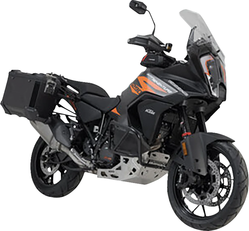 SW-MOTECH TRAX ADV Aluminum Case System - Black - KTM Super Adventure 1290 R/S '21-'24 KFT.04.835.70000/B - Main Product View