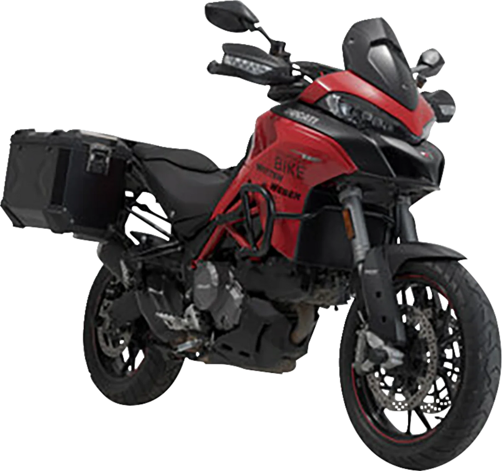 SW-MOTECH TRAX ADV Aluminum Case System - Black - Kawasaki Versys 650 '14-'22 KFT.08.518.70000/B - Detail View