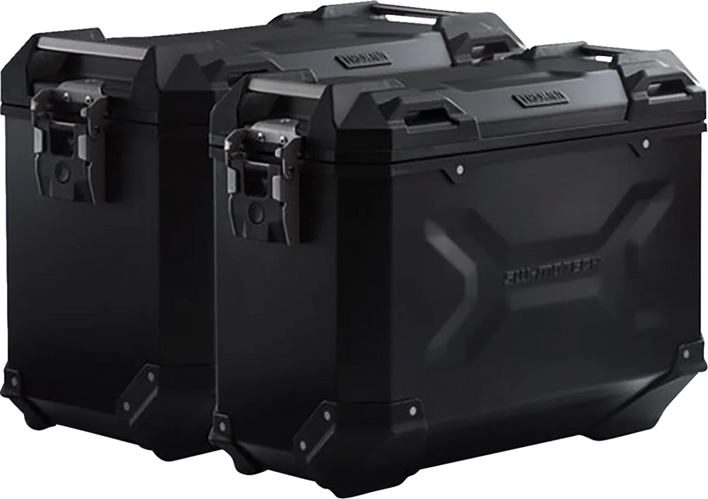 SW-MOTECH TRAX ADV Aluminum Case System - Black - Suzuki V-Strom 650 '11-'16 KFT.05.765.70000/B - Main Product View
