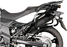 Load image into Gallery viewer, SW-MOTECH TRAX ADV Aluminum Case System - Black - Suzuki V-Strom 650 '11-'16 KFT.05.765.70000/B - Side View