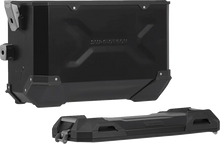 Load image into Gallery viewer, SW-MOTECH TRAX ADV Aluminum Case System - Black - Suzuki V-Strom 650 '16-'24 KFT.05.876.70001/B - Back View