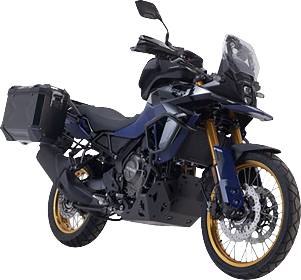 SW-MOTECH TRAX ADV Aluminum Case System - Black - Suzuki V-Strom 800 '23-'24 KFT.05.845.70000/B - Main Product View