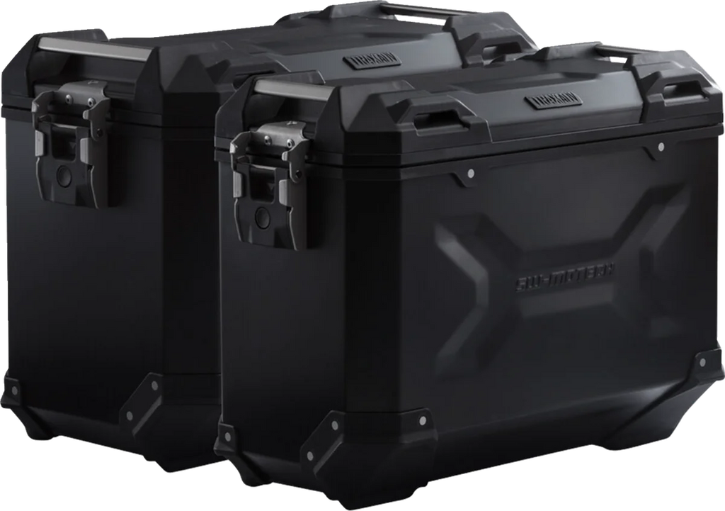 SW-MOTECH TRAX ADV Aluminum Case System - Black - Triumph Tiger 800 '10-'19 KFT.11.748.70001/B - Main Product View
