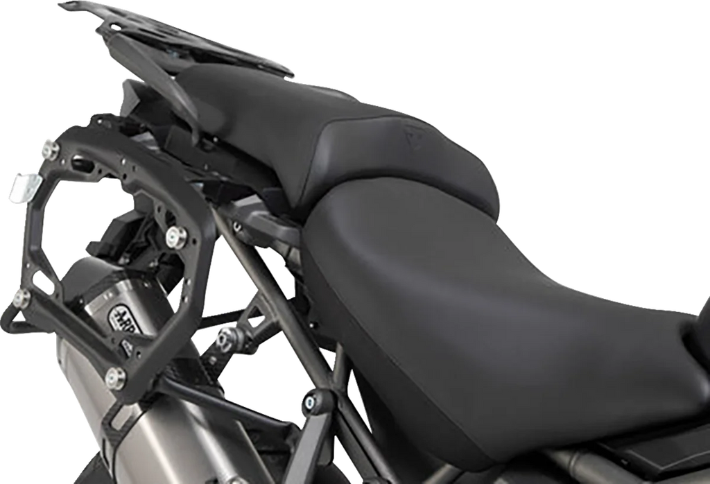 SW-MOTECH TRAX ADV Aluminum Case System - Black - Triumph Tiger/Tiger Explorer 1200 '12-'21 KFT.11.483.70101/B - Side View