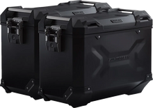Load image into Gallery viewer, SW-MOTECH TRAX ADV Aluminum Case System - Black - Yamaha Tracer 9 GT '21-'24 KFT.06.921.70100/B - Side View