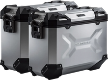 Load image into Gallery viewer, SW-MOTECH TRAX ADV Aluminum Case System - Silver - BMW F 650 GS/G 650 GS '99-'15 KFT.07.094.70000/S - Main Product View