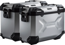 Load image into Gallery viewer, SW-MOTECH TRAX ADV Aluminum Case System - Silver - BMW F 650/700/800 GS '08-'18 KFT.07.559.70001/S - Main Product View