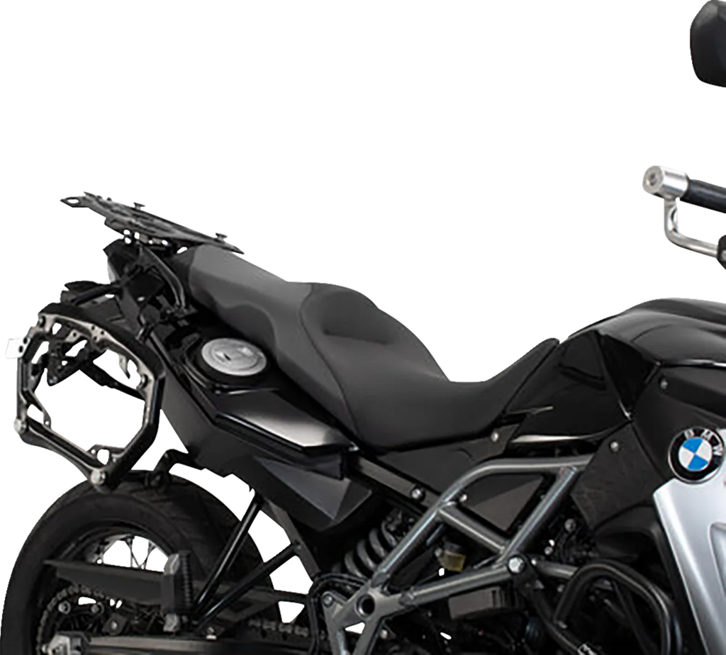 SW-MOTECH TRAX ADV Aluminum Case System - Silver - BMW F 650/700/800 GS '08-'18 KFT.07.559.70001/S - Side View
