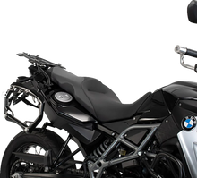 Load image into Gallery viewer, SW-MOTECH TRAX ADV Aluminum Case System - Silver - BMW F 650/700/800 GS '08-'18 KFT.07.559.70001/S - Side View