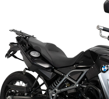 Load image into Gallery viewer, SW-MOTECH TRAX ADV Aluminum Case System - Silver - BMW F 650/700/800 GS '08-'18 KFT.07.559.70001/S - Back View