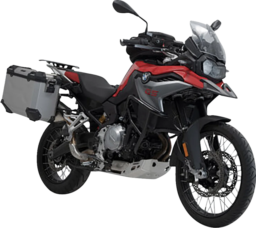 SW-MOTECH TRAX ADV Aluminum Case System - Silver - BMW F 750/800/850/900 GS '18-'24 KFT.07.897.70000/S - Main Product View