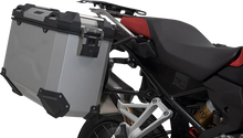 Load image into Gallery viewer, SW-MOTECH TRAX ADV Aluminum Case System - Silver - BMW F 750/800/850/900 GS '18-'24 KFT.07.897.70000/S - Side View