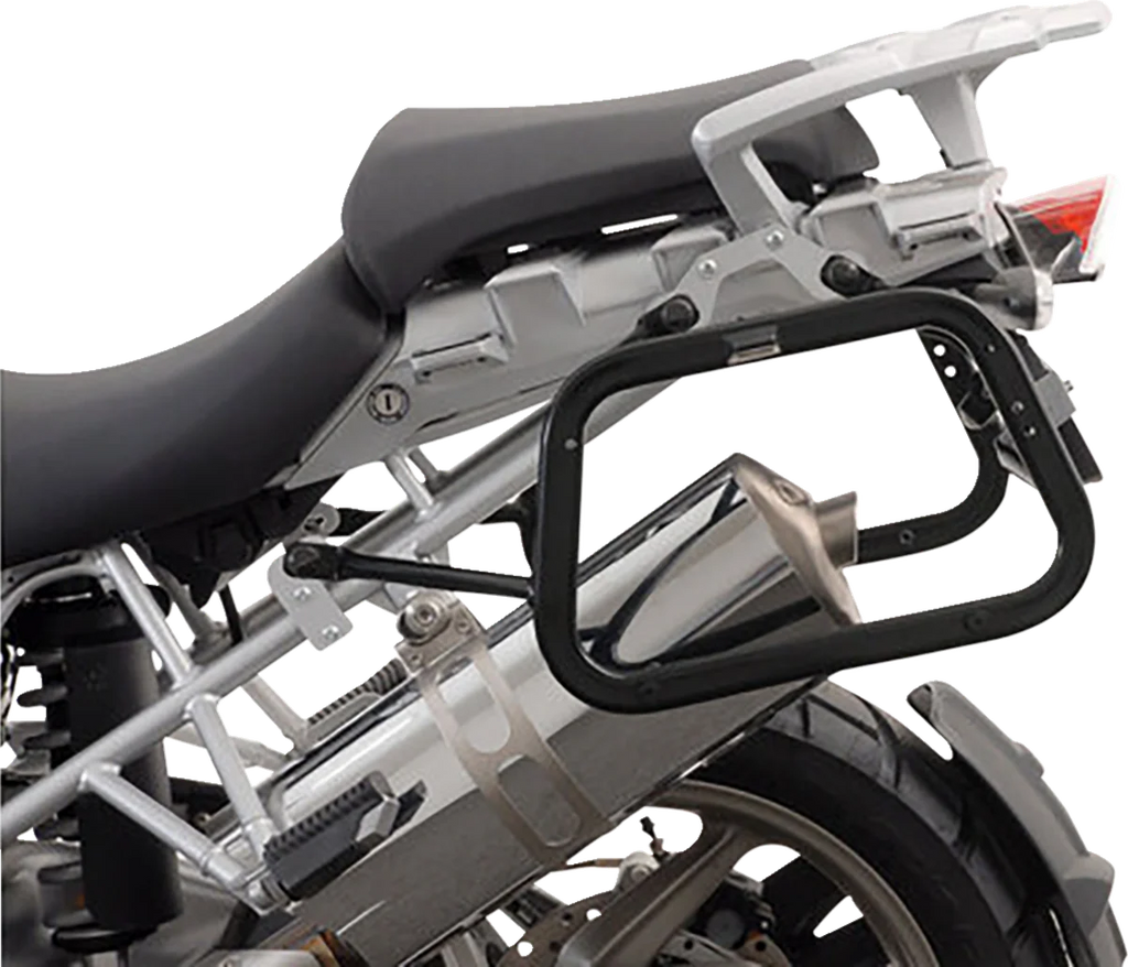 SW-MOTECH TRAX ADV Aluminum Case System - Silver - BMW R 1200 '04-'13 KFT.07.311.70000/S - Side View