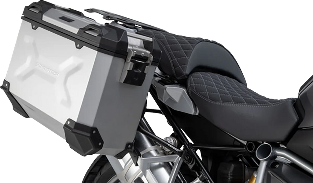 SW-MOTECH TRAX ADV Aluminum Case System - Silver - BMW R 1200/1250 GS '12-'24 KFT.07.664.70001/S - Main Product View