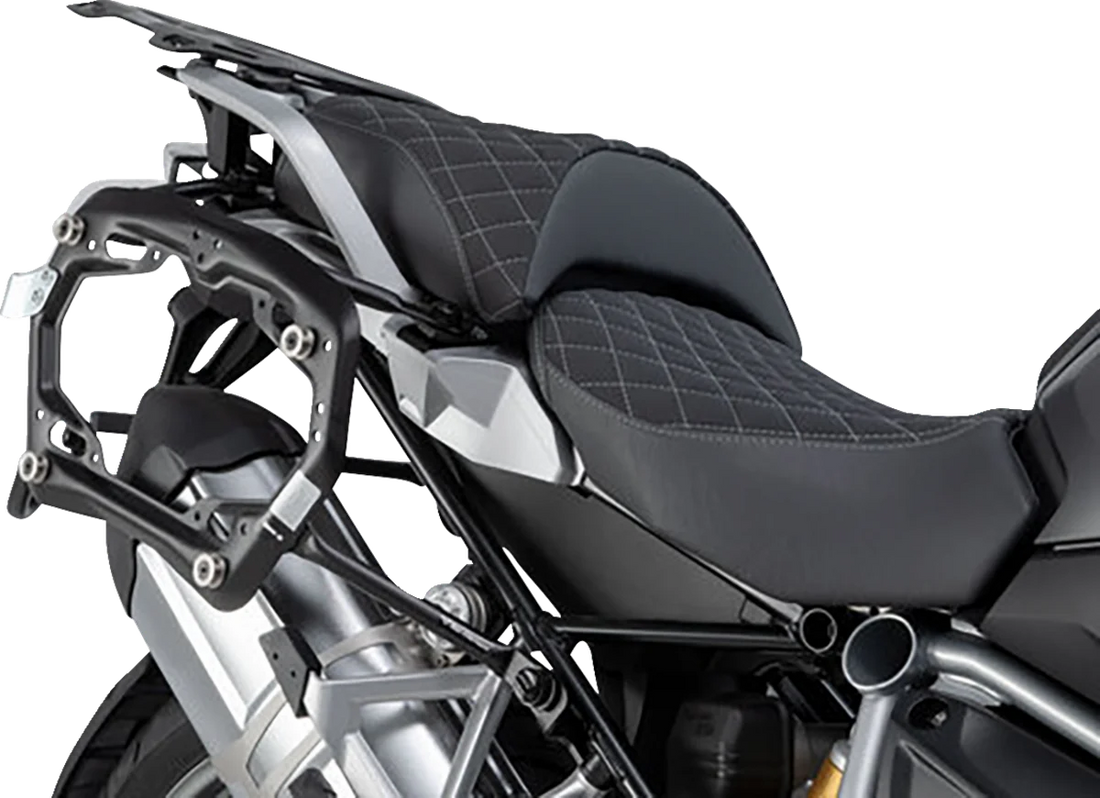 SW-MOTECH TRAX ADV Aluminum Case System - Silver - BMW R 1200/1250 GS '12-'24 KFT.07.664.70001/S - Installation View