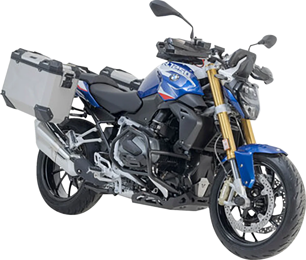 SW-MOTECH TRAX ADV Aluminum Case System - Silver - BMW R 1200/1250 R '14-'24 KFT.07.573.70000/S - Main Product View