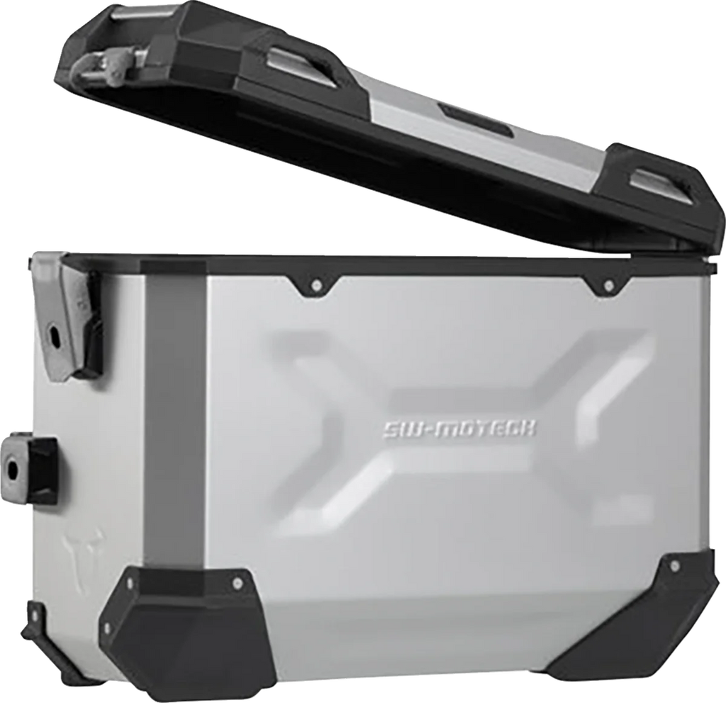 SW-MOTECH TRAX ADV Aluminum Case System - Silver - BMW R 1200/1250 R '14-'24 KFT.07.573.70000/S - Additional View 5
