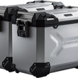 Load image into Gallery viewer, SW-MOTECH TRAX ADV Aluminum Case System - Silver - BMW R 1200/1250 R '14-'24 KFT.07.573.70100/S - Side View