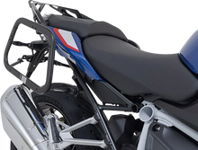 Load image into Gallery viewer, SW-MOTECH TRAX ADV Aluminum Case System - Silver - BMW R 1200/1250 R '14-'24 KFT.07.573.70100/S - Back View