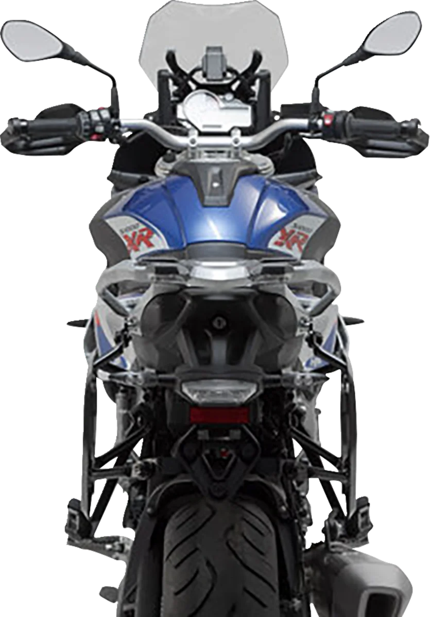 SW-MOTECH TRAX ADV Aluminum Case System - Silver - BMW S 1000 XR '15-'19 KFT.07.592.70101/S - Installation View